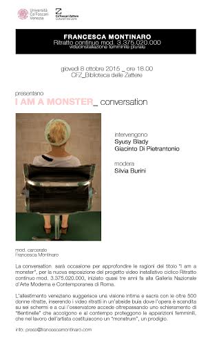 I am a monster – Conversation